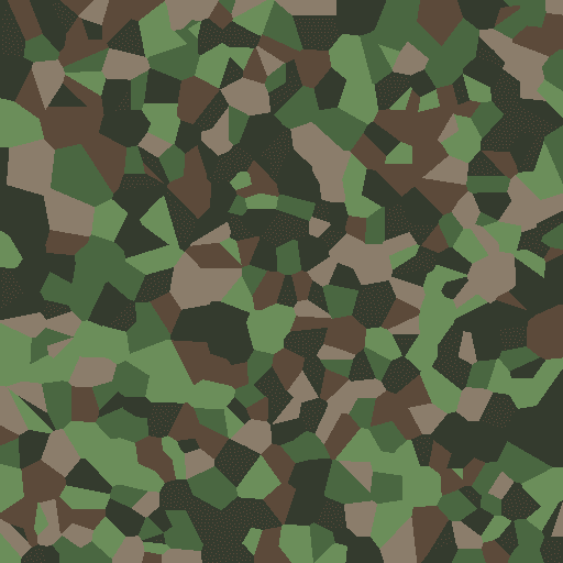 Sample voronoi camouflage pattern